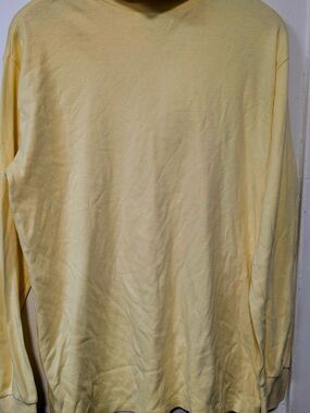 Vintage St. John's Bay Pale Yellow Crewneck Long Sleeve Tee